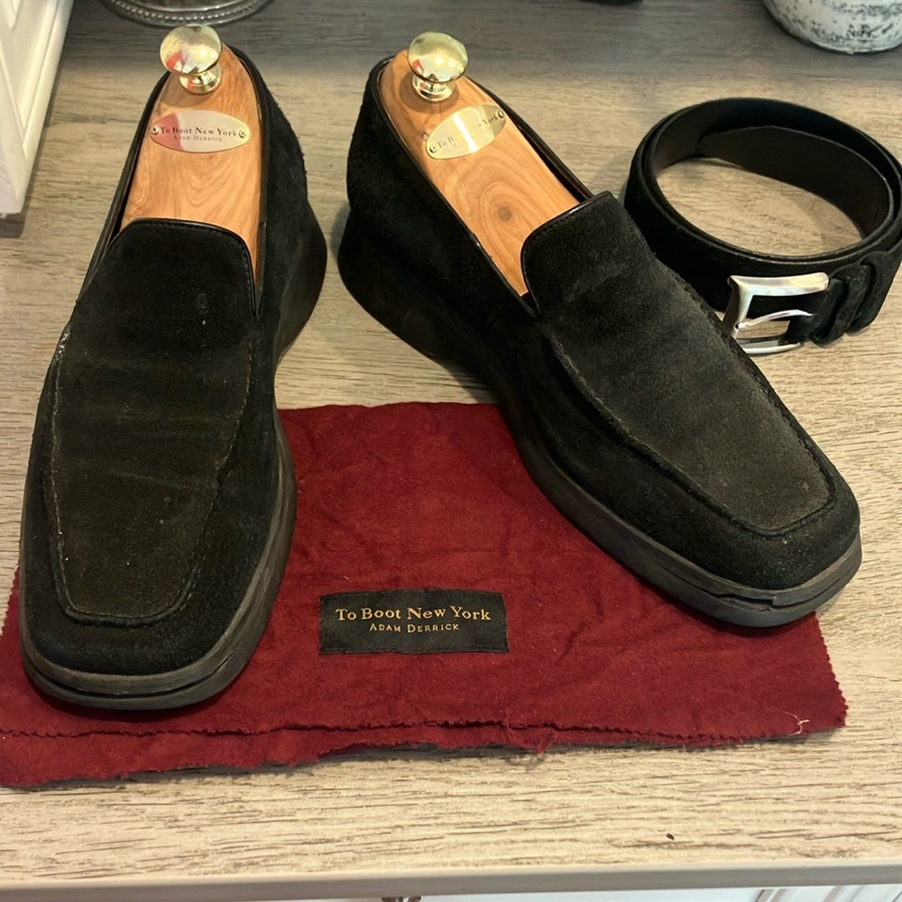 To Boot Black Loafers Sleek Slip-Ons